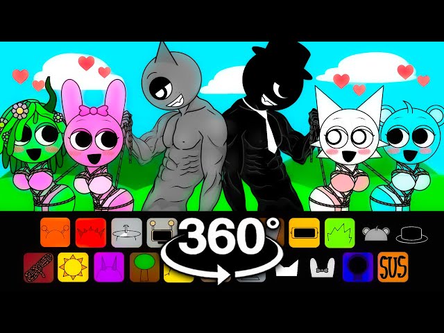 Incredibox Sprunki Sinner Edition New Mod But WITH LOVE SUS MOD! New version 360º VR Video