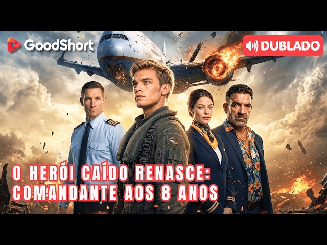 [Dublado] O Herói Caído Renasce: Comandante aos 8 Anos | Só ele pode pousar o avião a tempo! 😱✈️