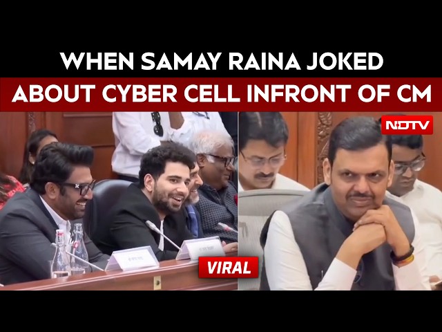 Samay Raina Jokes About Cyber Cell Over Latent Row Before Honour By Maharashtra Chief Minister