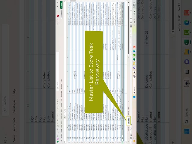 Interactive and Dynamic Daily Activities Tracker   Excel and VBA #shorts #short #activitytracker