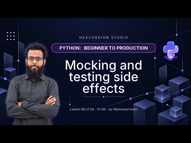 Python Mocking Explained — unittest.mock and pytest | Python 66/94