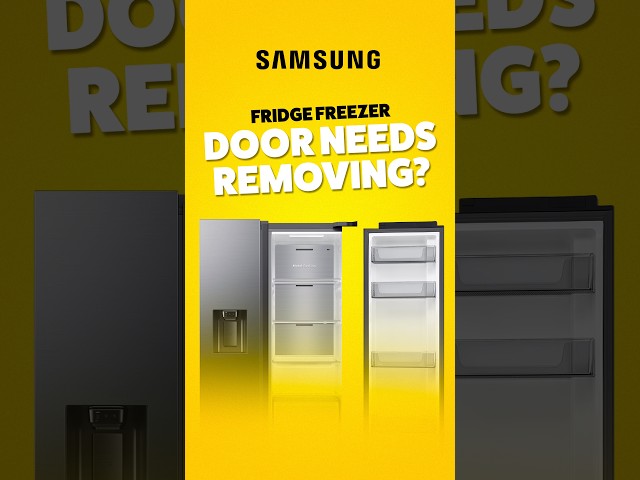 The Right Way to Remove Your Samsung Fridge Door