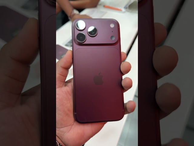iPhone 18 Pro Max Burgundy First Impressions🔥 #iphone18pro #iphone18series #ios27 #iphone18promax