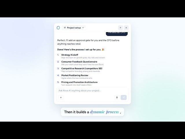 Nova AI Demo: The AI Operations Manager for Human & AI Teams