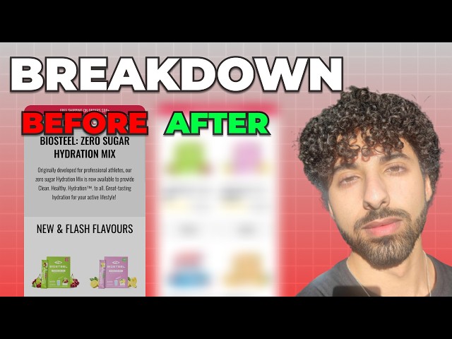 Breaking Down a Nutrition Ecommerce Store to Improve Conversion Rate