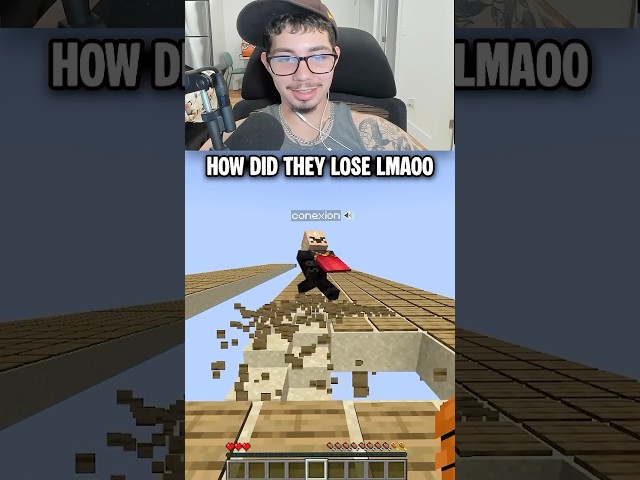 Craziest Fumble of all Time😭😭😭 #minecraft #gaming