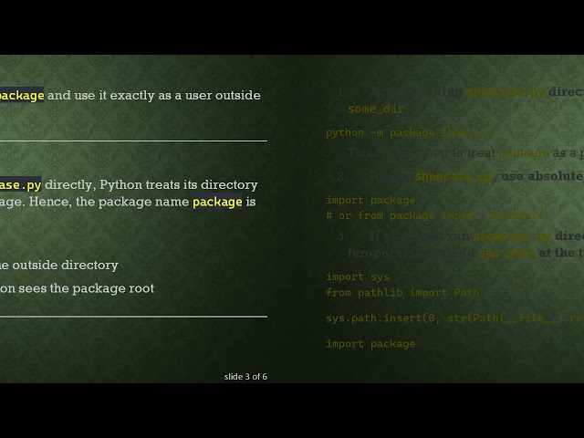 How to Import Your Own Python Package from Within Itself