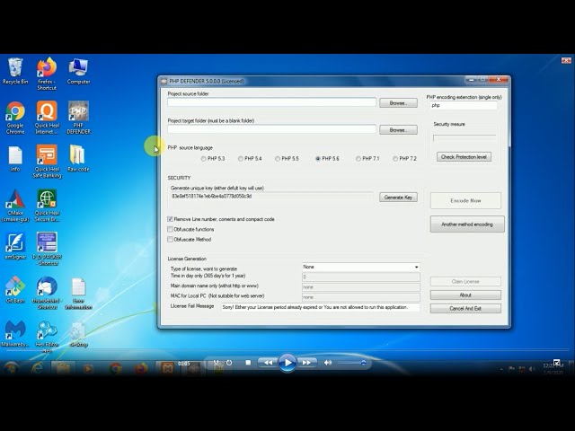 PHP encoder - PHP DEFENDER 5.00 Video Tutorial