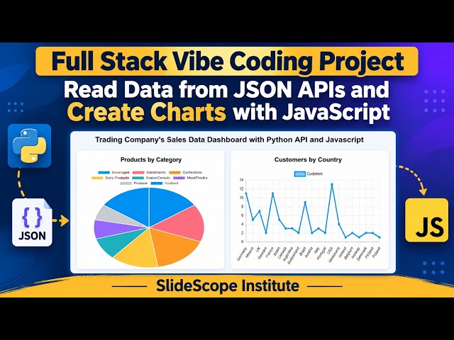 Full Stack Vibe Coding Project - Read Data from JSON APIs and Create Charts with JavaScript