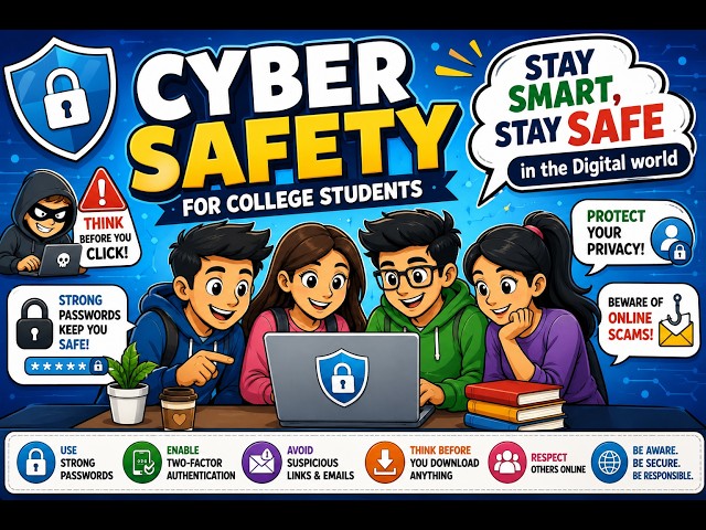 CYBER SAFETY for college students : STAY SMART , STAY SAFE in the Digital world