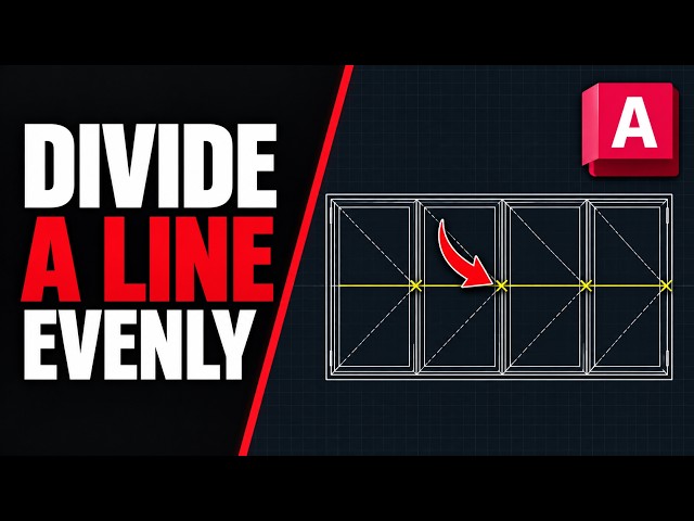 How to Divide a Line into Equal Parts in AutoCAD