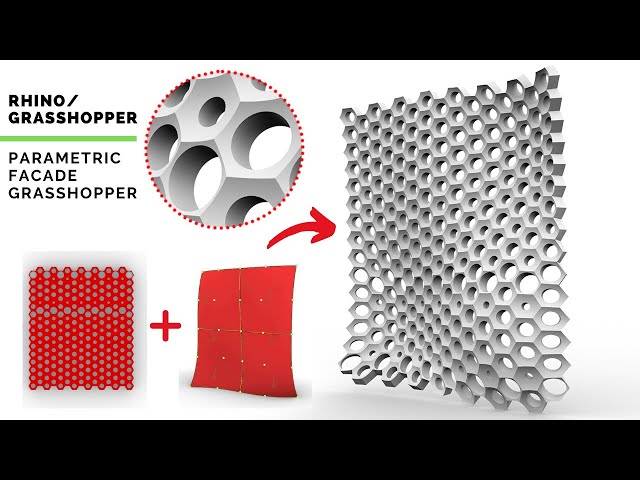 Parametric Facade Grasshopper Tutorial [Rhino 3d]