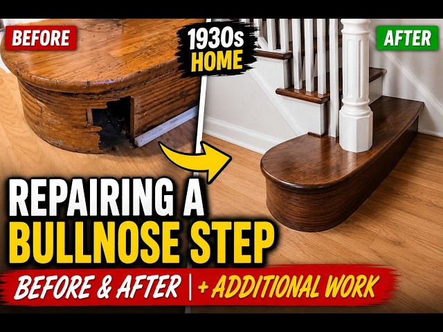 This 1930s Step Was Falling Apart… I Rebuilt It!