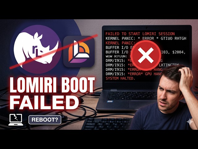 Rhino Linux Lomiri - Failed to boot in boot manager