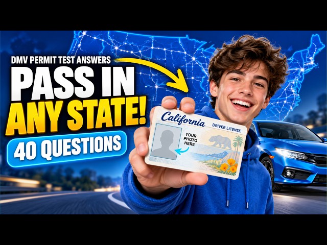 Answers to the DMV Permit Test: 40 Questions That Are the Same in Every State