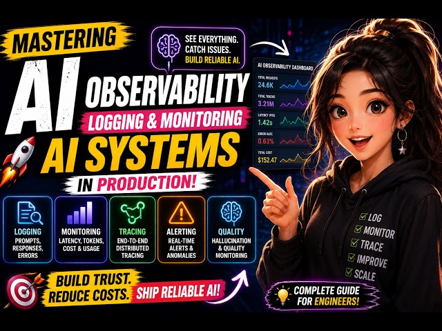 Mastering AI Observability | Logging & Monitoring AI Systems in Production