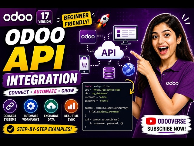 Odoo API Integration Explained | Beginner Friendly Guide