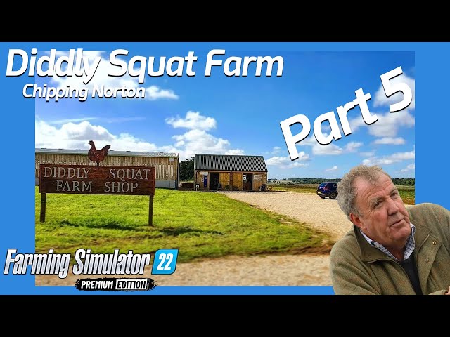 PART 5 HARVEST SEASON BEGINS - Diddly Squat Farm aka Clarkson's Farm | Farming Simulator 22 | FS22