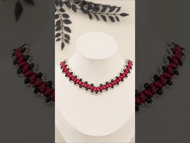 Unique Rice Pearl Necklace Design Idea | Beading Tutorial #shorts #tutorial #diy #pearls