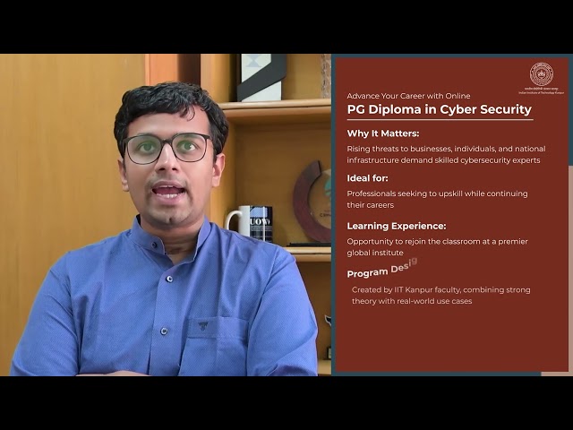 Building the Defenders of the Digital World | IIT Kanpur’s PG Diploma in Cybersecurity