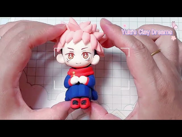 Jujutsu Kaisen DIY：Itadori Yuji Clay Figure Tutorial