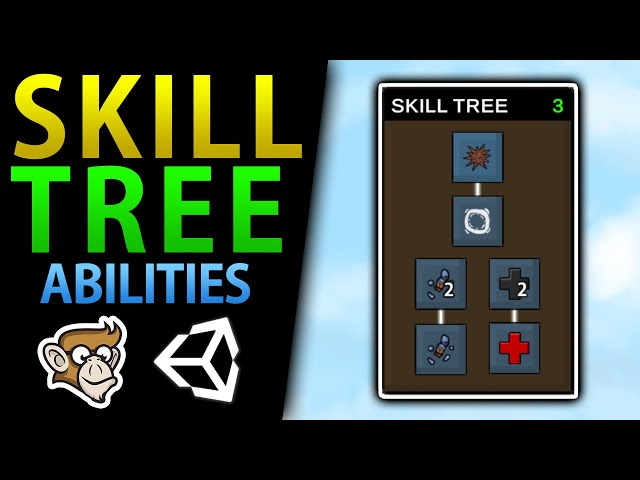 Simple Skill Tree in Unity (Unlock Abilities, Talents)
