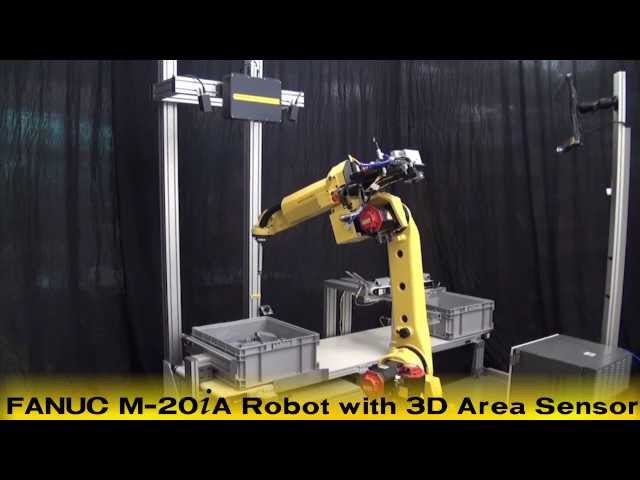 FANUC Bin Picking Robot with New iRVision 3D Area Sensor -- FANUC Robotics