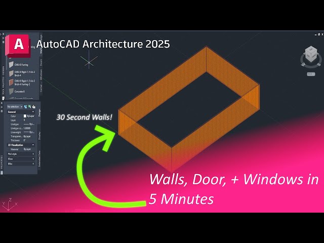 AutoCAD Architecture in 5 Mintues