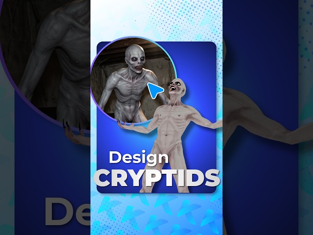 Animate Pale Crawlers, Skinwalkers, and more on Krikey with a photo! #cryptid #horror  #3danimation