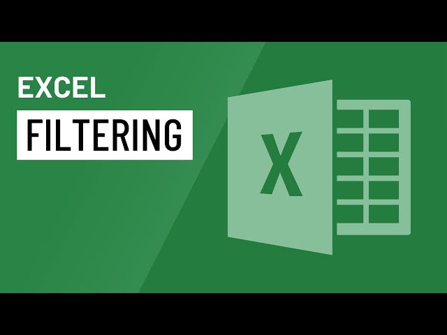 Excel: Filtering Data