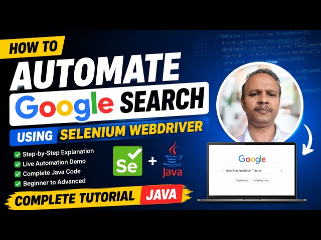 How to Automate Google Search Using Selenium WebDriver  Complete Tutorial  Java