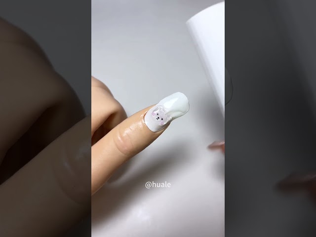 3d three-dimensional bear gel nail stickers#shorts #nailart #gelnail #asmr #fyp