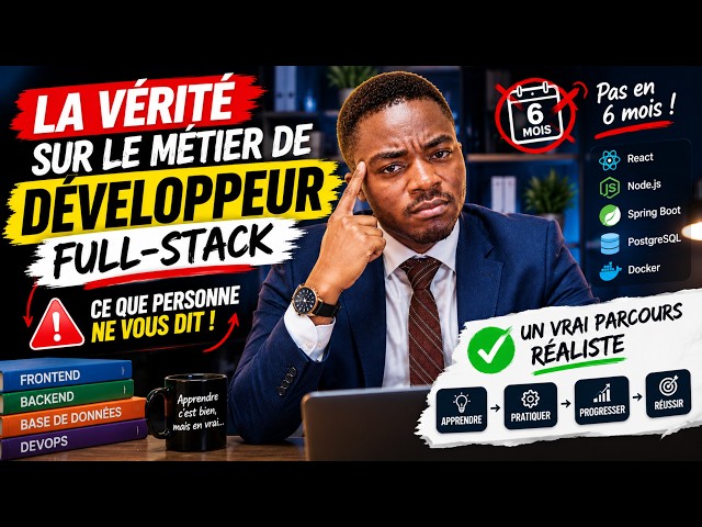 Apprendre le Full-Stack : Les Erreurs qui vous Font Perdre du TempsDescription
