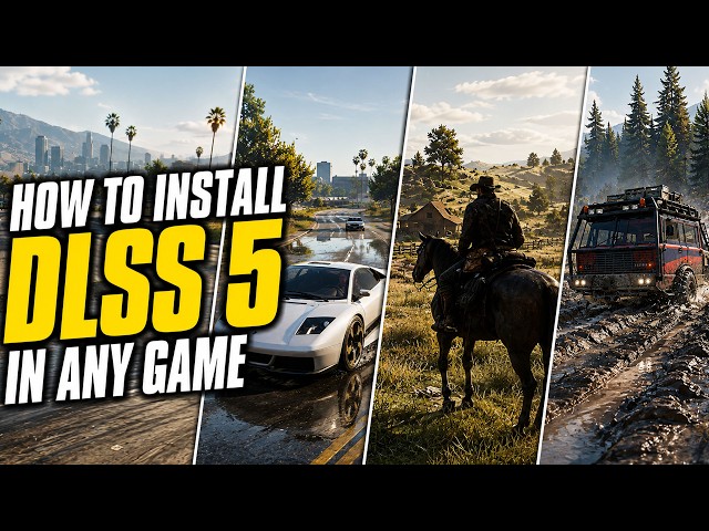 How to INSTALL DLSS 5 in ANY GAME, ALL RTX CARD (ONE CLICK METHOD) DLSS SWAPPER