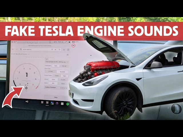 Enhance Your Tesla With Engine Noises and Simulated Gears