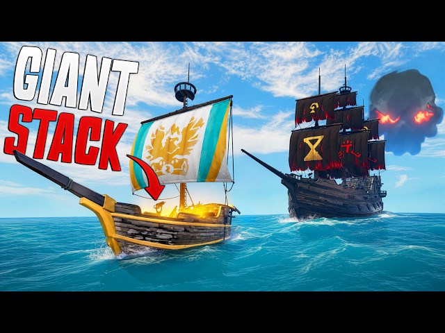 GIANT LOOT STACK AT RISK! ALL OUT WAR! (Sea of Thieves)
