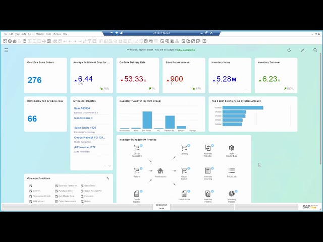 Inventory Management and MRP in SAP Business One