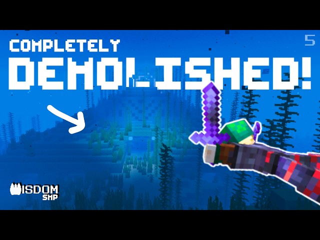 DESTROYING the ENTIRE MONUMENT! || Wisdom SMP S0E5 | Minecraft Java 26.2