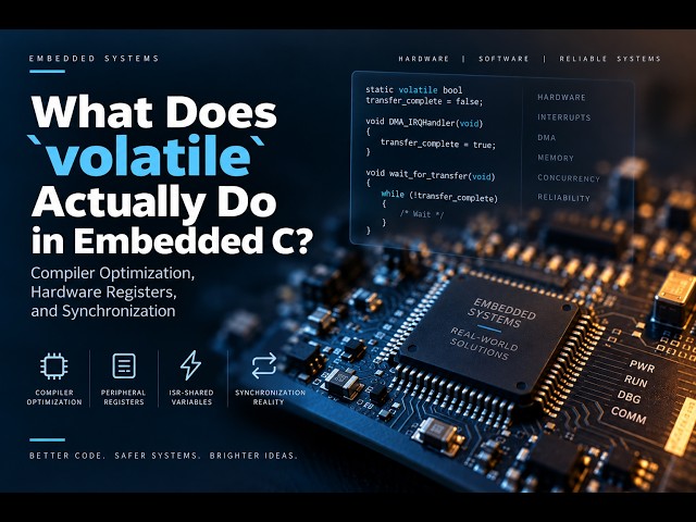 What Does volatile Actually Do in Embedded C? Compiler Optimization, Hardware Registers, and ...
