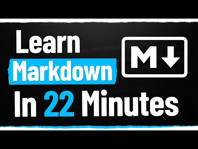 The Only Markdown Crash Course You Will Ever Need