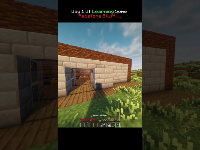How I learned Redstone in one day #minecraft #tutorial