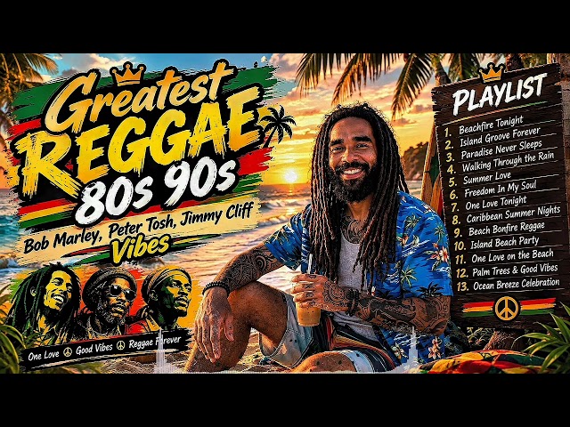 Greatest Reggae 80s 90s 🌴 | Bob Marley, Peter Tosh & Jimmy Cliff Vibes | Island Reggae Playlist