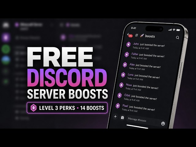 How To Get Free Discord Server Boosts In 2026!
