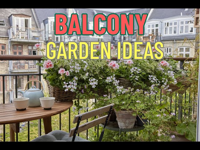 Balcony Garden Ideas. Balcony garden in a small space