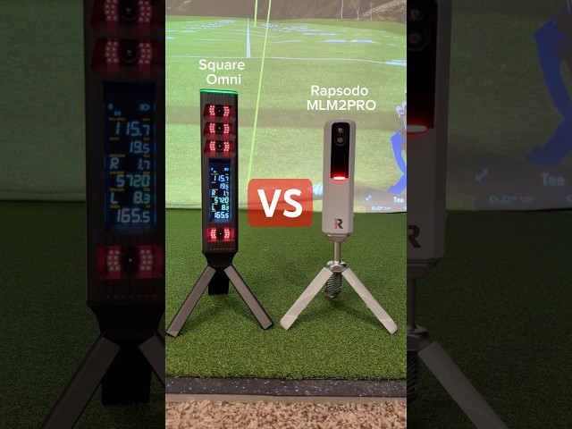 Square Omni vs Rapsodo MLM2PRO… “driver is always short” #launchmonitor
