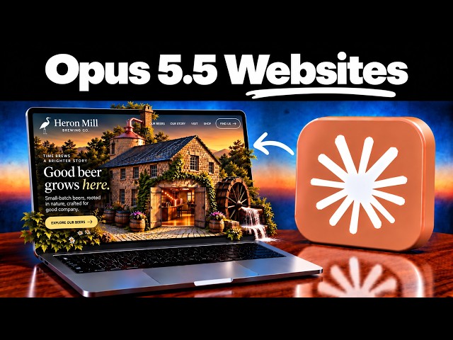 Build a $10K Website With Claude Opus 5.5 (No Code, Full Tutorial)