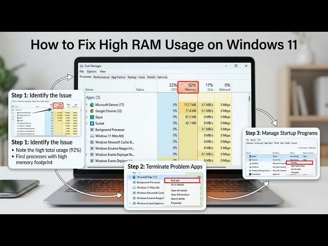 How to Fix High RAM Usage on Windows 11