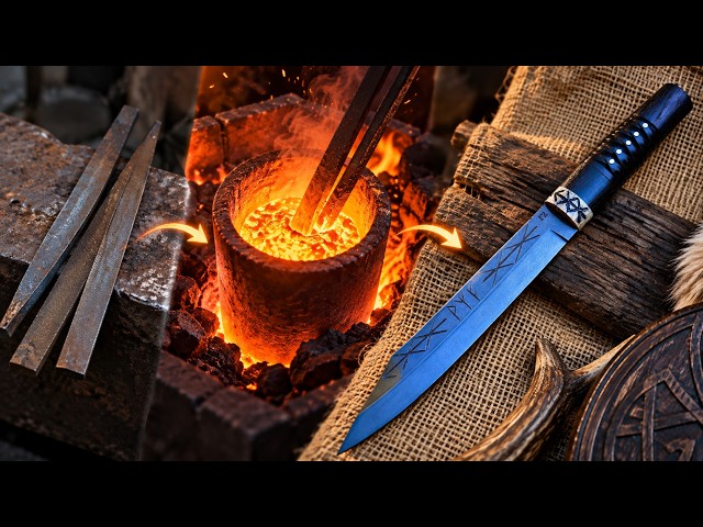 I Melted an Ancient File to Forge a Viking Seax Knife
