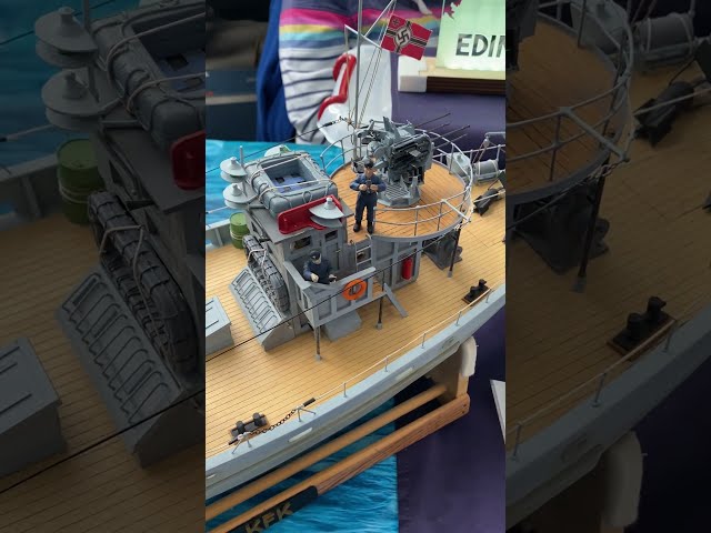 Amazing Kriegsfischkutter WWII German Patrol Boat model South West Model Show, Bovington 07.02.26