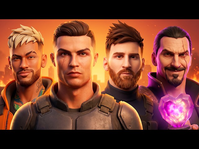 Ronaldo, Messi & Neymar vs Zlatan | THE HEART CORE | 3D Animated Short Film